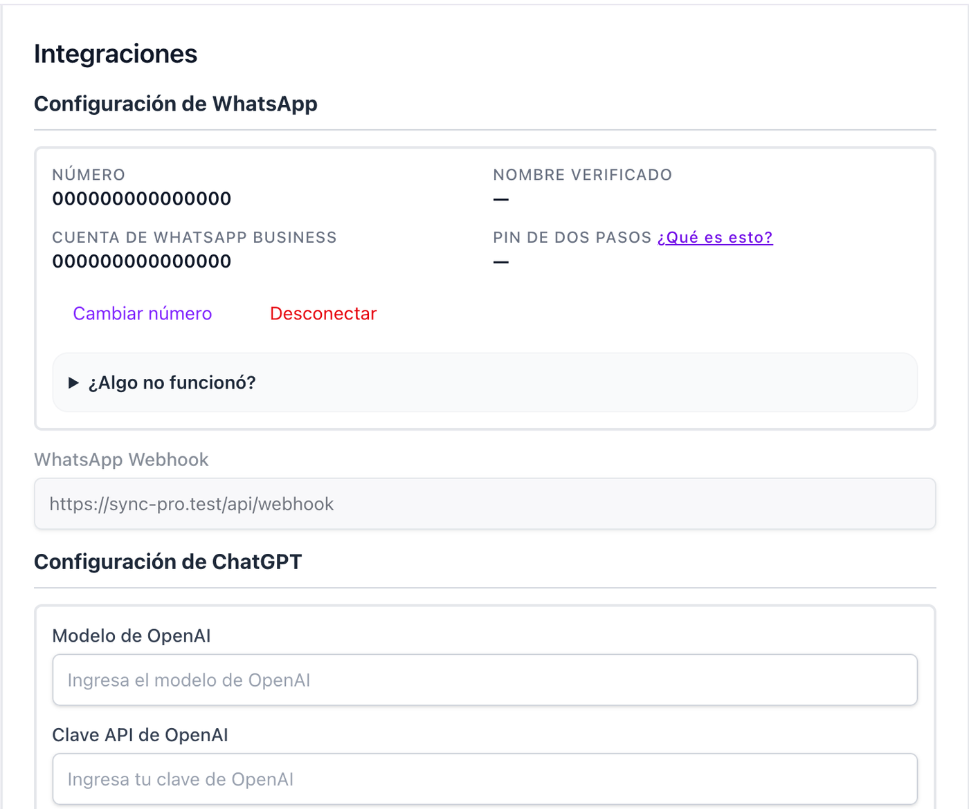 Conecta tu número en unos minutos